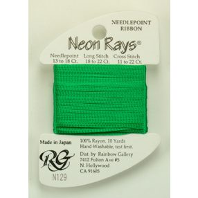 N129 Neon Rays Lite Christmas Green