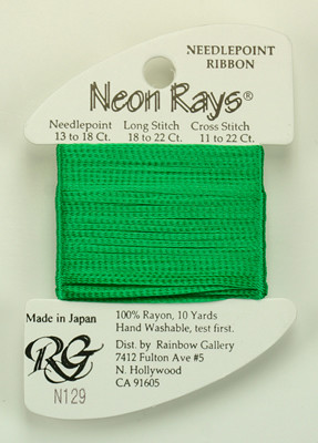 N129 Neon Rays Lite Christmas Green