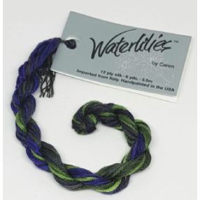 caron06-153 Waterlilies Distant Hill