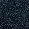 mh-03040 Antique Seed Beads Flat Black