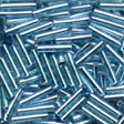 mh-82054 Medium Bugle Beads Aqua Ice