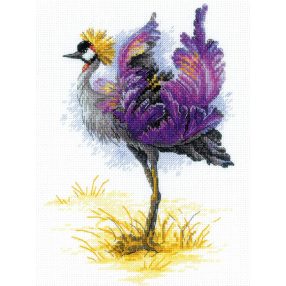 2212 Crowned Crane 18x24 cm