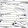 mh-90479 Large Bugle Beads White