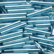 mh-92054 Large Bugle Beads Aqua Ice