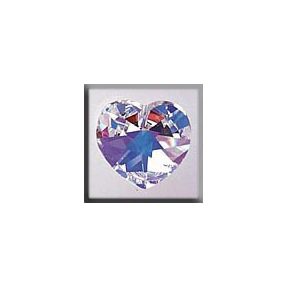 mh-13047 Crystal Treasures Large Heart-Crystal AB