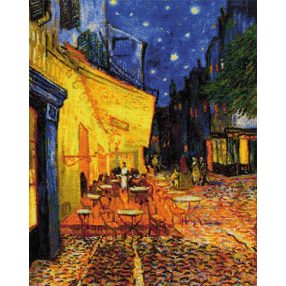 2217 Cafe Terrace at Night V. Goghs 40x50 cm