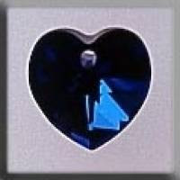 mh-13041 Crystal Treasures Small Heart-Bermuda Blue