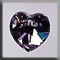 mh-13043 Crystal Treasures Small Heart-Vitrail Light