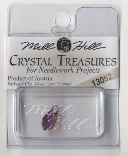 mh-13052 Crystal Treasures Very Small Tear Drop-Amethyst AB