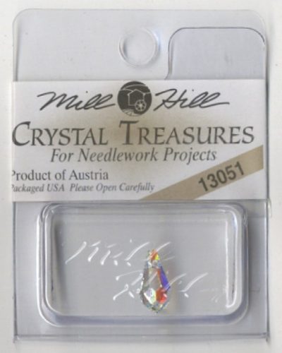 mh-13051 Crystal Treasures Very Small Tear Drop-Crystal AB