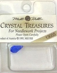 mh-13055 Crystal Treasures Very Small Tear Drop-Sapphire AB