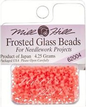 mh-62004 Frosted beads Tea Rose