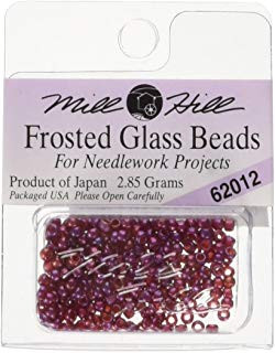 mh-62012 Frosted beads Royal Plum