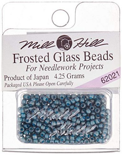 mh-62021 Frosted beads Gunmetal