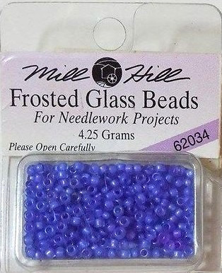 mh-62034 Frosted beads Blue Violet