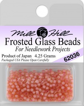 mh-62036 Frosted beads Pink Coral