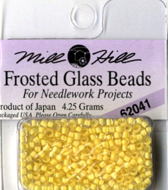 mh-62041 Frosted beads Buttercup