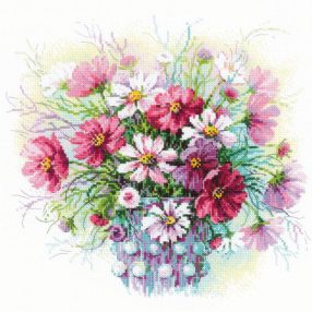 2228 Watercolor Cosmos 30x30 cm