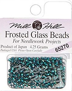 mh-65270 Frosted beads Bottle Green