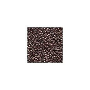 mh-00556 Glass Seed Beads Antique Silver