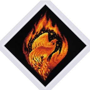2259 Flaming Phoenix 20x20 cm