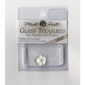 mh-12005 Glass Treasures 5 Petal Flower-Matte Jonquil