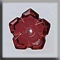 mh-12009 Glass Treasures 5 Petal Dim Flower-Ruby