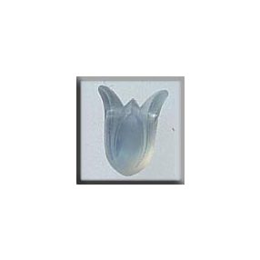 mh-12023 Glass Treasures Large Tulip-Matte Opal