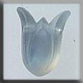 mh-12023 Glass Treasures Large Tulip-Matte Opal