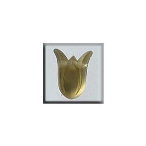 mh-12024 Glass Treasures Large Tulip-Matte Yellow Opal