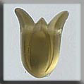 mh-12024 Glass Treasures Large Tulip-Matte Yellow Opal