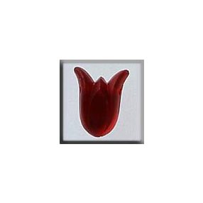 mh-12025 Glass Treasures Large Tulip-Matte Siam