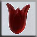 mh-12025 Glass Treasures Large Tulip-Matte Siam