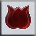 mh-12026 Glass Treasures Medium Tulip-Matte Siam