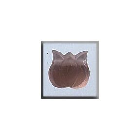 mh-12028 Glass Treasures Medium Tulip-Matte Rosaline