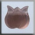 mh-12028 Glass Treasures Medium Tulip-Matte Rosaline