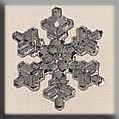 mh-12037 Glass Treasures Medium Snowflake-Crystal Bright