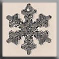 mh-12039 Glass Treasures Large Snowflake-Crystal Bright