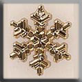 mh-12040 Glass Treasures Large Snowflake-Gold