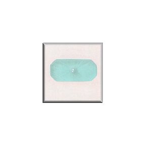 mh-12042 Glass Treasures Star Burst Bar-Matte Turmlne