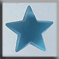 mh-12048 Glass Treasures Large Domed Star-Matte Aqua