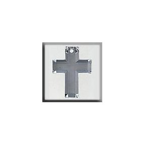 mh-12053 Glass Treasures Traditional Cross-Crystal
