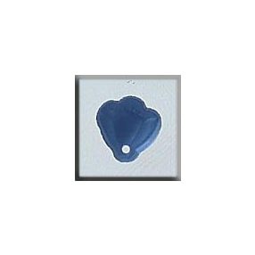 mh-12063 Glass Treasures Flat Bell Flower-Sapphire