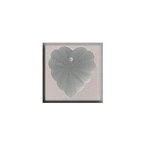 mh-12070 Glass Treasures Frstd Starbrst Heart-Matte Cryst