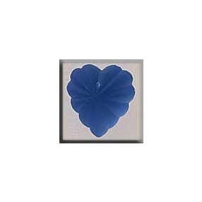 mh-12071 Glass Treasures Frstd Starbrst Heart-Matte Sapph