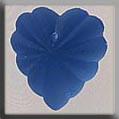 mh-12071 Glass Treasures Frstd Starbrst Heart-Matte Sapph