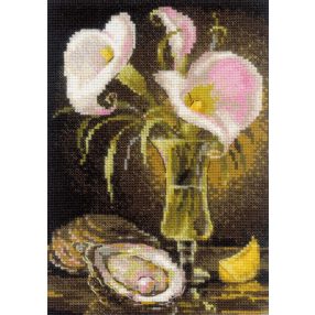 2267 Calla Lilies and Oyster 15x21 cm