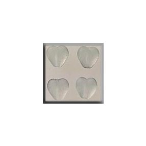 mh-12087 Glass Treasures Medium Chnld Heart-Matte Crystal