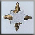 mh-12108 Glass Treasures Crystal Star-Gold Tipped