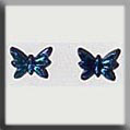 mh-12125 Glass Treasures Petite Butterfly-Jet a-b